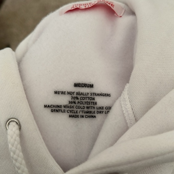 We’re not really strangers white sweatshirt size medium unisex - Picture 5 of 6